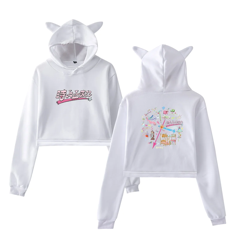 Illit Time Stop Doodle Cropped Hoodie - Image 2